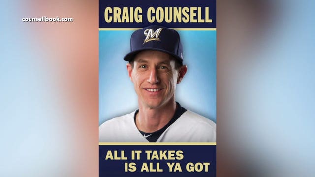 New book covers Brewers skipper Craig Counsell, who 'might be the best manager in the big leagues'