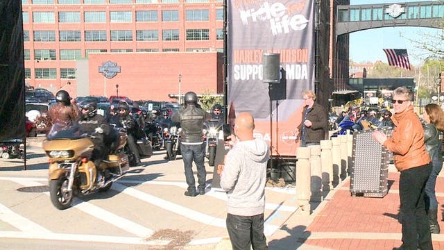 Hear that? Harley-Davidson riders set off on 30th annual MDA Ride for Life