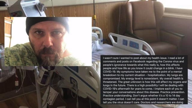 'I got wiped out:' Germantown officer hospitalized with COVID-19 warns others to 'protect themselves'