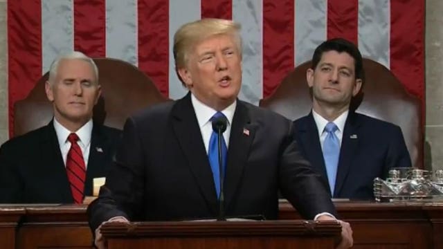 Watch: Pres. Trump warns of immigration dangers in 1st State of the Union address