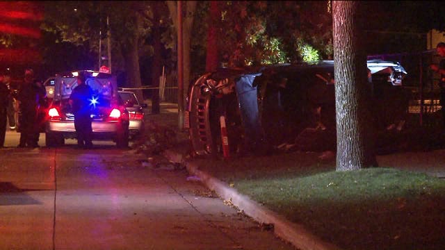 Police: 3 taken into custody following crash near Richards and Meinecke