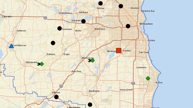 Strong to severe storms knock out power for thousands across southeast Wisconsin