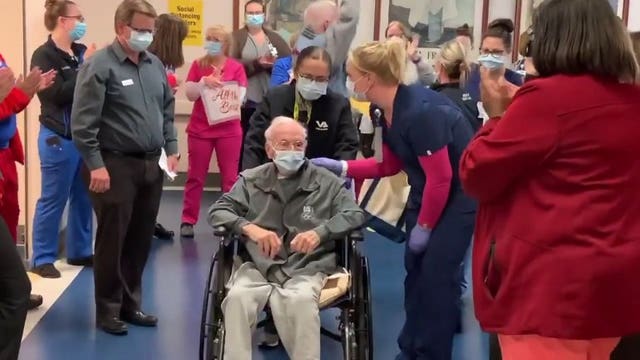 93-year-old WWII veteran survives bout with COVID-19, released from Milwaukee VA hospital