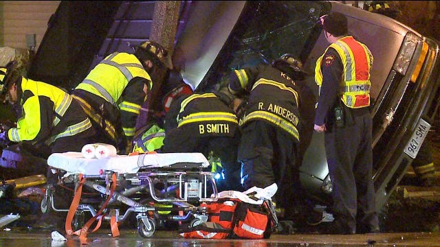 Kenosha police respond to rollover crash on Sheridan Rd.