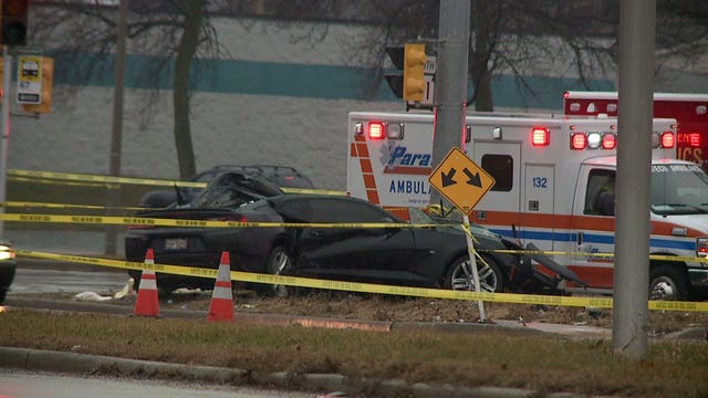 Police: Man dies after car he was driving strikes pole at 76th and Appleton