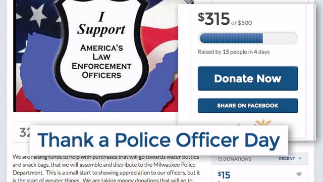 "Hearts Behind the Badge:" How you can help with effort to say 'thank you' to all Milwaukee police officers