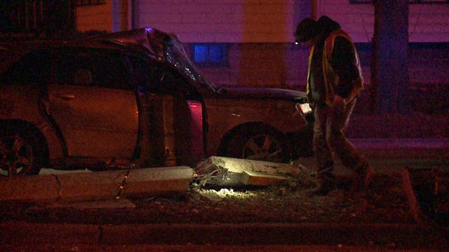 MPD: 'Multiple people' flee scene of rollover crash near 14th and Capitol