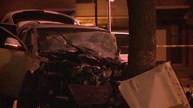 Milwaukee police respond to back-to-back vehicle crashes near 15th and Forest Home