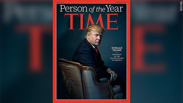 President-elect Donald Trump named Time Person of the Year