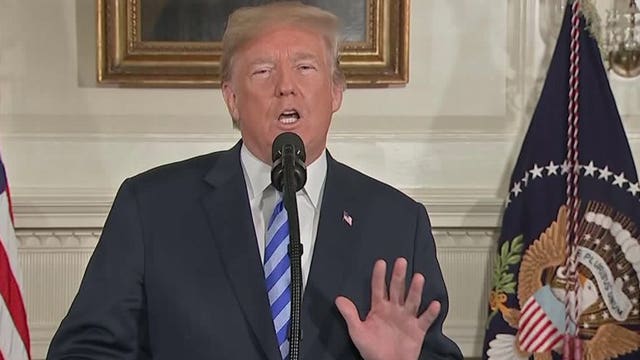 President Trump announces US withdrawal from Iran nuclear deal