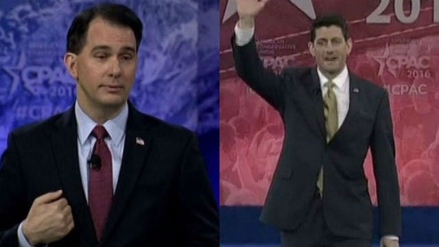 Governor Walker, Speaker Ryan deliver remarks at "CPAC" conference in Maryland