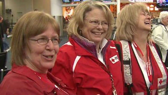 HELP ON THE WAY: More Red Cross volunteers head to storm-ravaged areas