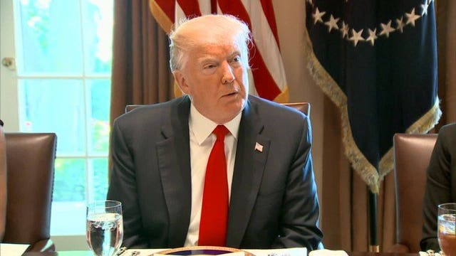 AP sources: President Trump tells senators House health bill "mean"