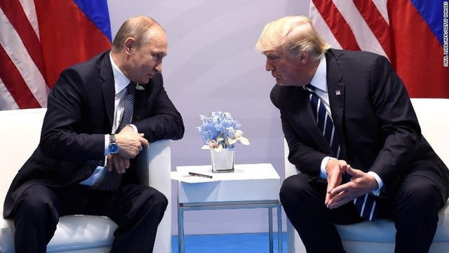 Putin thanks Pres. Trump for CIA tip he says stopped bomb plot: "Information proved sufficient"