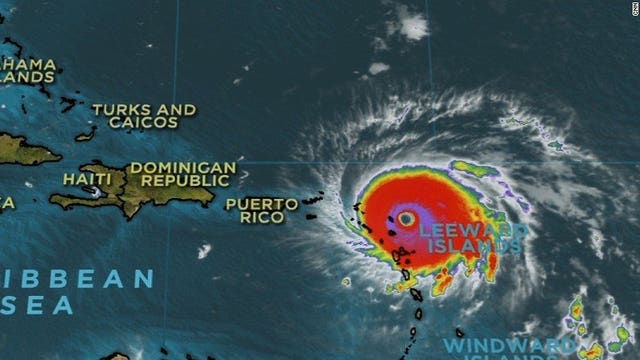 Hurricane Irma slams Caribbean islands as Category 5 storm