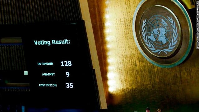 UN denounces US recognition of Jerusalem as Israeli capital