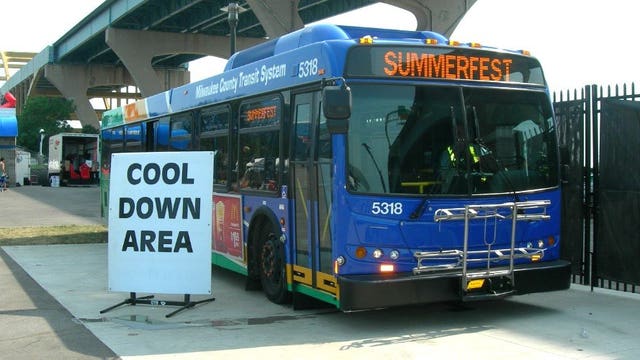 MCTS helps festival-goers beat the heat at Summerfest with cooling center on bus