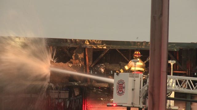 'Starting to roll out the open door:' Semi fire spreads to workshop at Somers trucking company