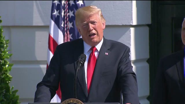 President Trump again criticizes NFL, networks over anthem