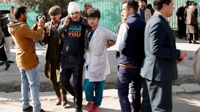 Bomber in ambulance detonates at Afghan checkpoint; 95 dead