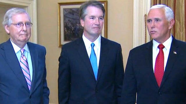 Supreme Court nominee Brett Kavanaugh begins making his case to senators