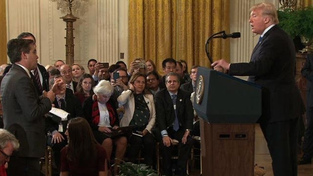 White House suspends CNN reporter's 'hard pass' after Pres. Trump post-election news conference