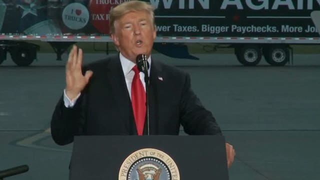 Pres. Donald Trump turns back to tax overhaul; pitch aimed at truckers