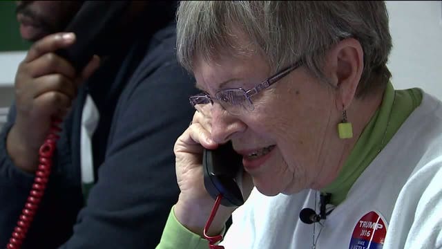 "Voter turnout -- that`s gonna be everything:" Campaign volunteers hard at work on election eve