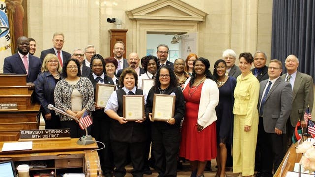 Milwaukee County Board honors 7 MCTS bus drivers who helped find lost, missing children
