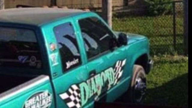 'Heartbreaking for everybody:' Unique teal 'Diamond Jim's' race truck stolen from 27th and College