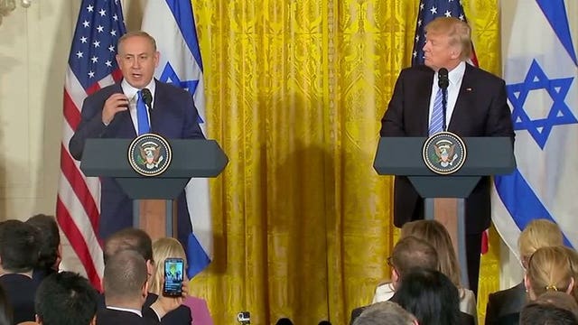 New headaches for Pres. Trump's Mideast hopes as Netanyahu visits