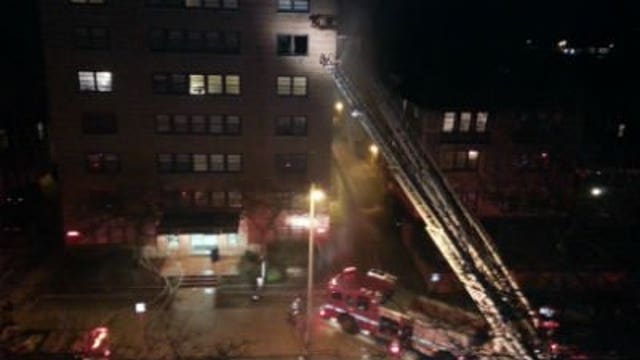 Firefighters battle 2-alarm apartment fire on Milwaukee's east side