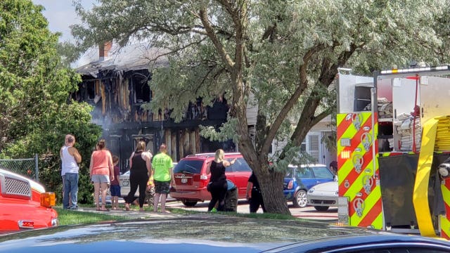 Fire in Jackson damages apartment building; 4 families displaced