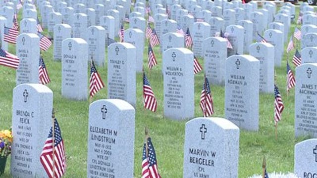 Solemn ceremony to mark Memorial Day, say 'thank you' to soldiers