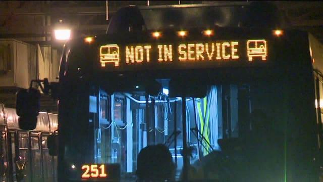 "I took a taxi today:" Bus riders affected by transit strike not happy about being stranded