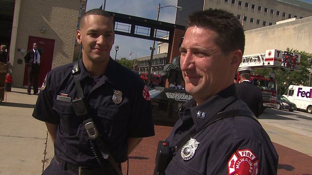 "We don't ask for recognition:" MFD honors two heroes who say they were simply doing their job