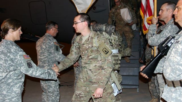 "In very good spirits:" Wisconsin National Guard artillerymen return to U.S. from Afghanistan