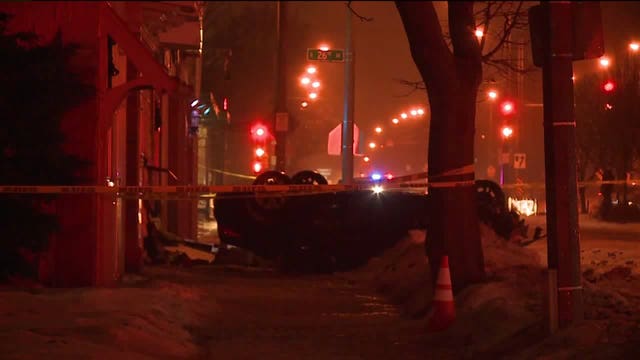 Police: 1 in custody following rollover crash near 26th and National in Milwaukee