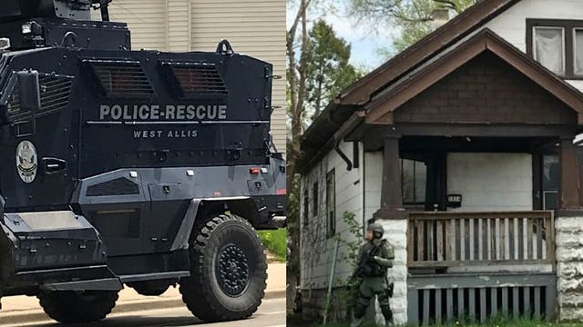 West Allis SWAT Team executes search warrant near 27th and Chambers in Milwaukee