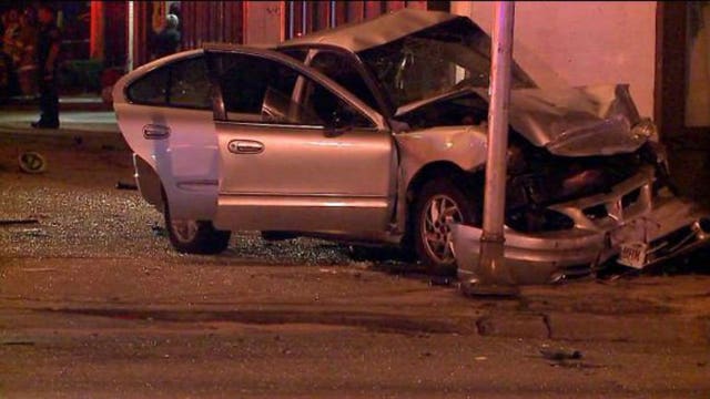 One dead, two hurt after driver blows through traffic signal, collides with car