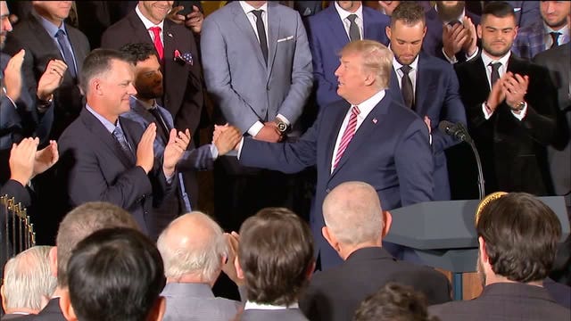 President Trump recognizes World Series champion Houston Astros