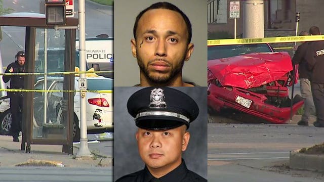 Police records show man arrested for homicide by intoxicated use of a vehicle in Officer Her's death