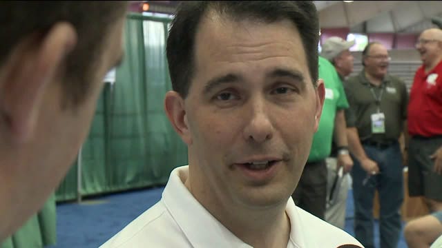 Polls show Scott Walker no longer #1 among Iowa voters, but he says: "Election is not until next November"
