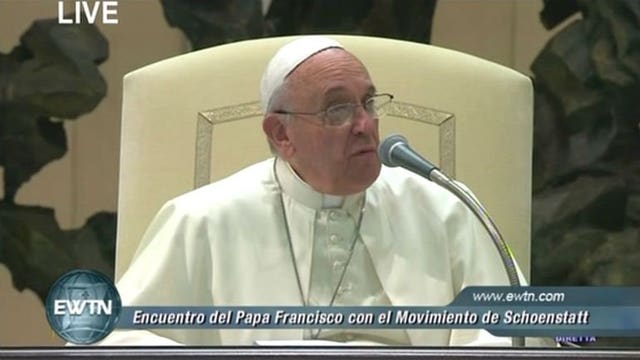 Lucky teen meets Pope Francis