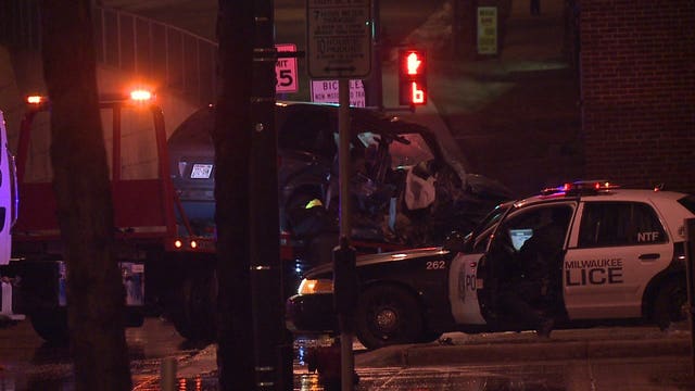 Four people taken to the hospital after crash near 6th and McKinley