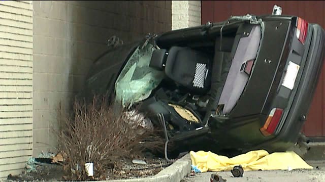 Four cut from car after it flipped and nearly struck a Pizza Hut: "They're lucky to be alive"