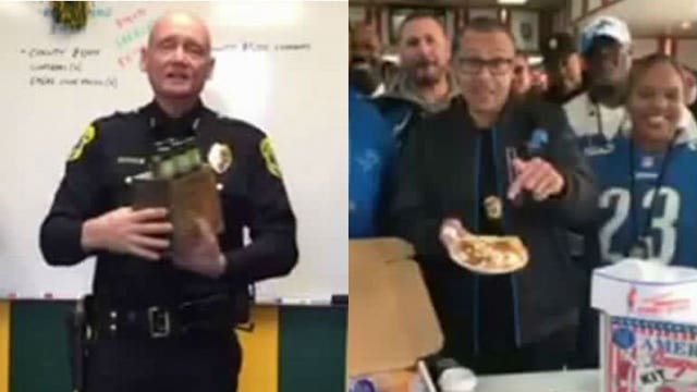 It's on! Green Bay police chief makes friendly wager with Detroit chief ahead of huge Packers-Lions game