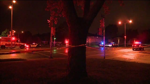 Police: Driver crashes into tree near Appleton and Nash in Milwaukee, vehicle catches fire