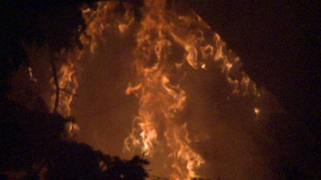 "Everybody was concerned:" Flames light up area near Wright & Pierce after fire breaks out overnight