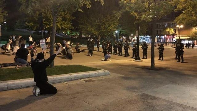 15 arrested in Madison in night of violence amid protests